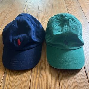 Polo Ralph Lauren Hats in Navy Blue and Green